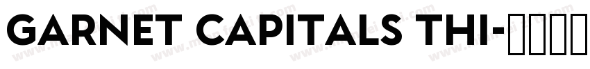 Garnet Capitals Thi字体转换